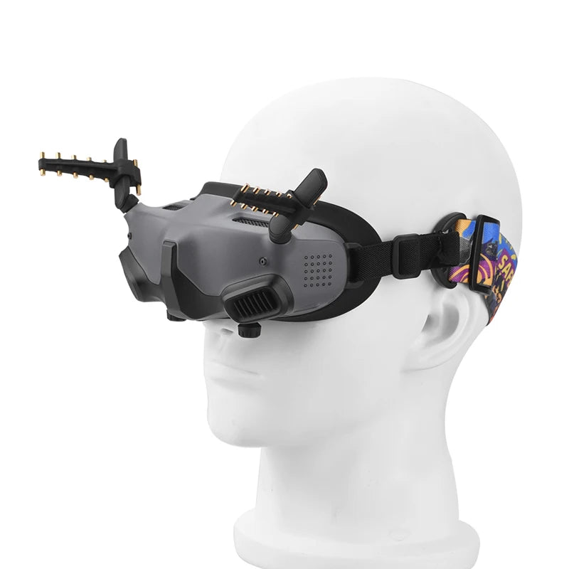 Yagi-Antenne für DJI AVATA Goggles 2 – Fernbedienung Extender Signalverstärker für DJI Goggles 2 Drone RC Zubehör 5,8 GHz 11 Yagi Antenna, ABS + copper, after anodizing treatment, enhance the texture, wear resistance and corrosion