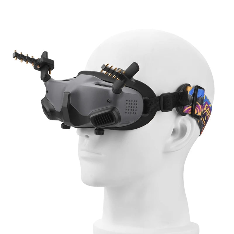 Yagi-Antenne für DJI AVATA Goggles 2 – Fernbedienung Extender Signalverstärker für DJI Goggles 2 Drone RC Zubehör 5,8 GHz 15 Yagi Antenna, installation and disassembly are simple and quick, no need to change the control