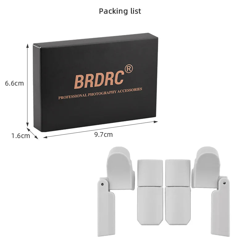 Foldable Heightening Landing Gear, Packing list 6.6cm ACCESSORIES 1.6cm 9.7c