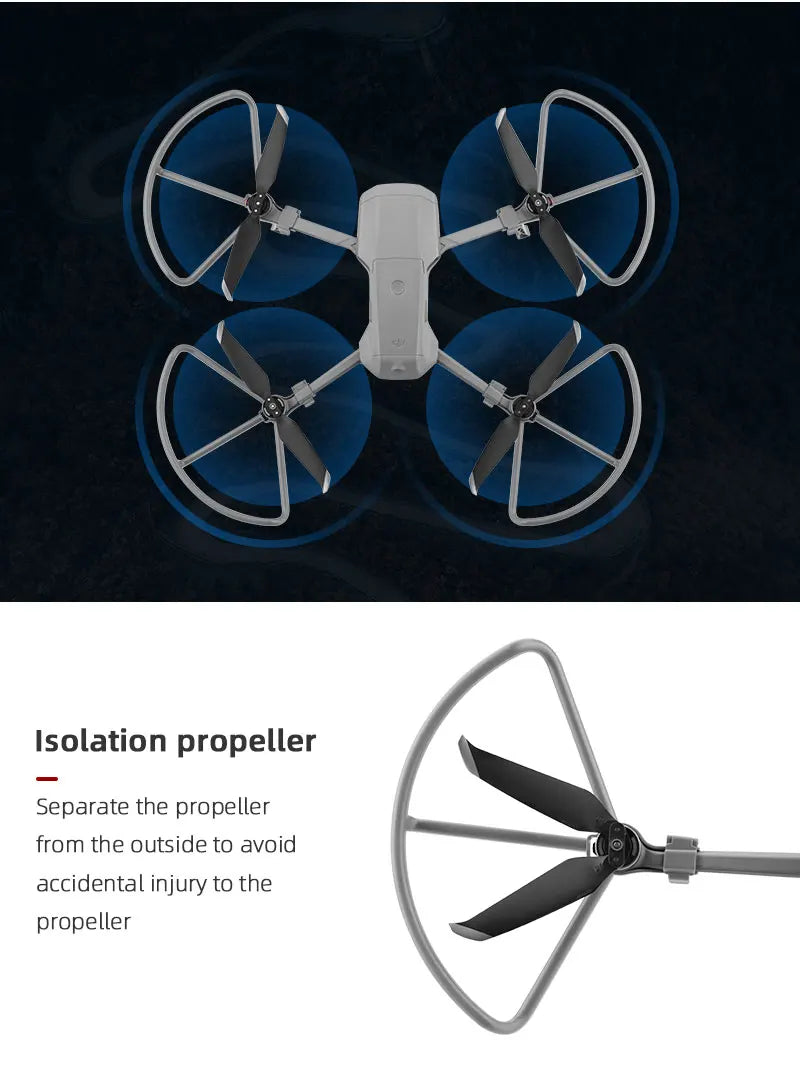 Isolation propeller Separate the propeller from the outside to accidental injury to the propel