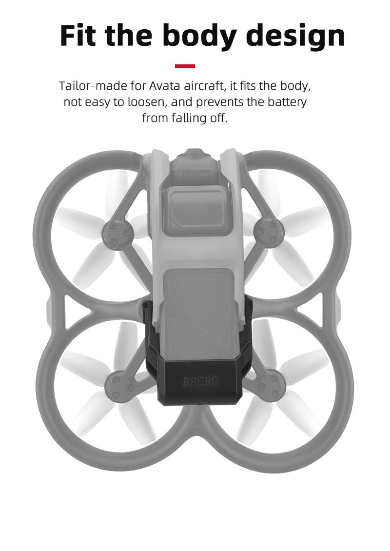 Propellerschutz für DJI AVATA Drone – Stoßstange, Antikollisionsstangenringe, Propellerschutz, Anti-Fall-Schutzabdeckung, Zubehör 22 Propeller Guard for DJI AVATA Drone, fit the body design Tailor-made for Avata aircraft, it fits the body