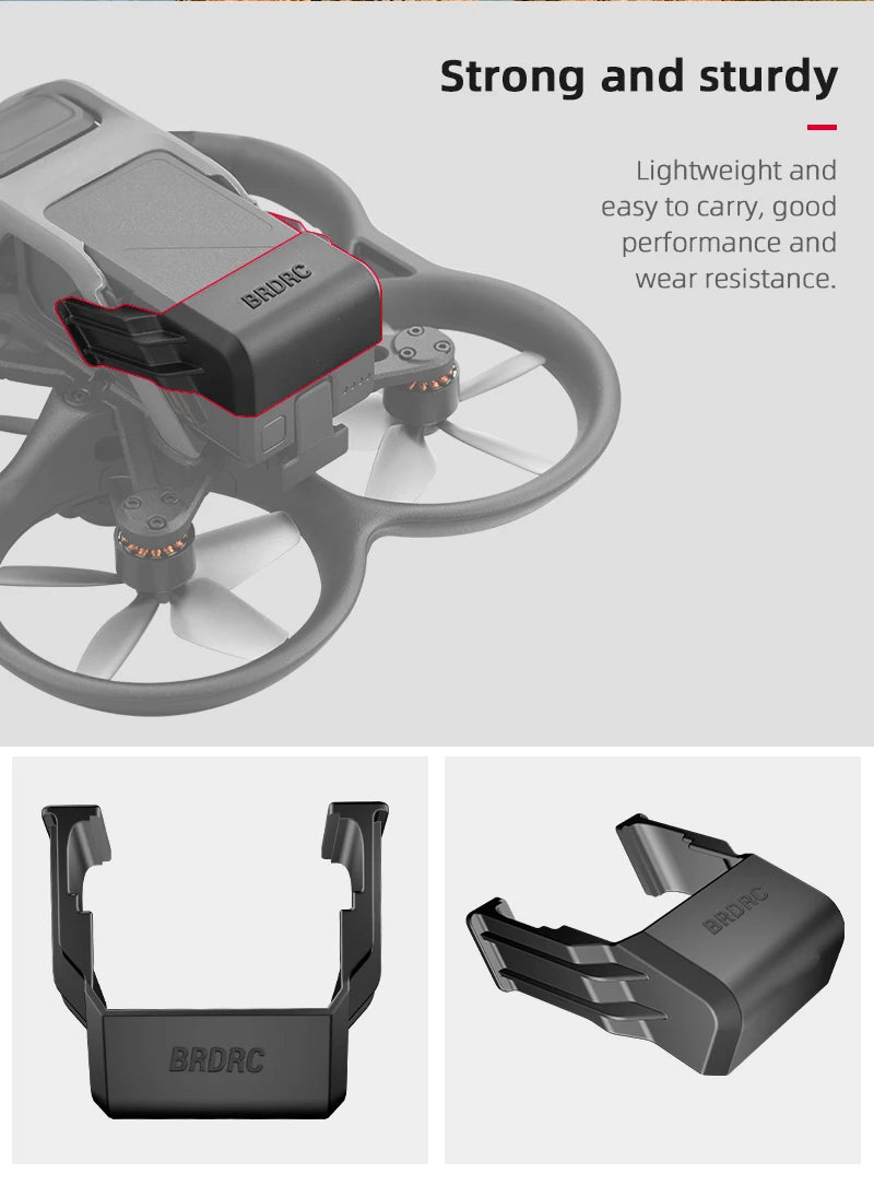 Propellerschutz für DJI AVATA Drone – Stoßstange, Antikollisionsstangenringe, Propellerschutz, Anti-Fall-Schutzabdeckung, Zubehör 24 Propeller Guard for DJI AVATA Drone, Strong and sturdy Lightweight and to carry, good performance and wear resistance BRDRC easy