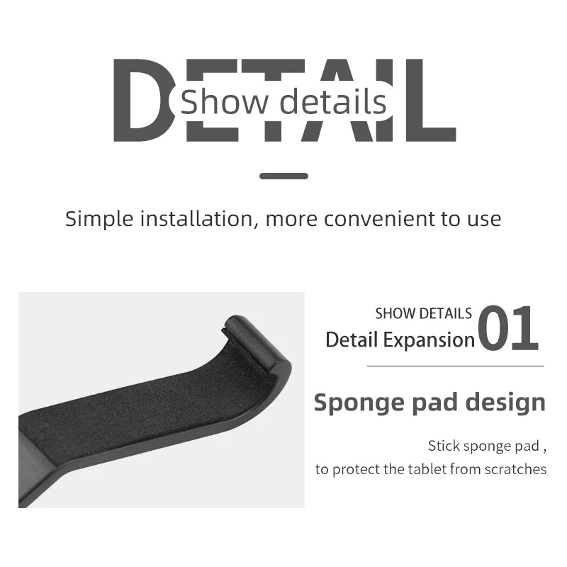 Tablet-Halter für DJI Mini 2/MINI 3 PRO Fernbedienung Verlängerungshalterung Tablet-Halter für DJI Mavic 3/Air 2/2S Fernbedienungszubehör 14 Tablet Holder, D Show details L Simple installation, more convenient to use SHOW DETAILS Detail Ex