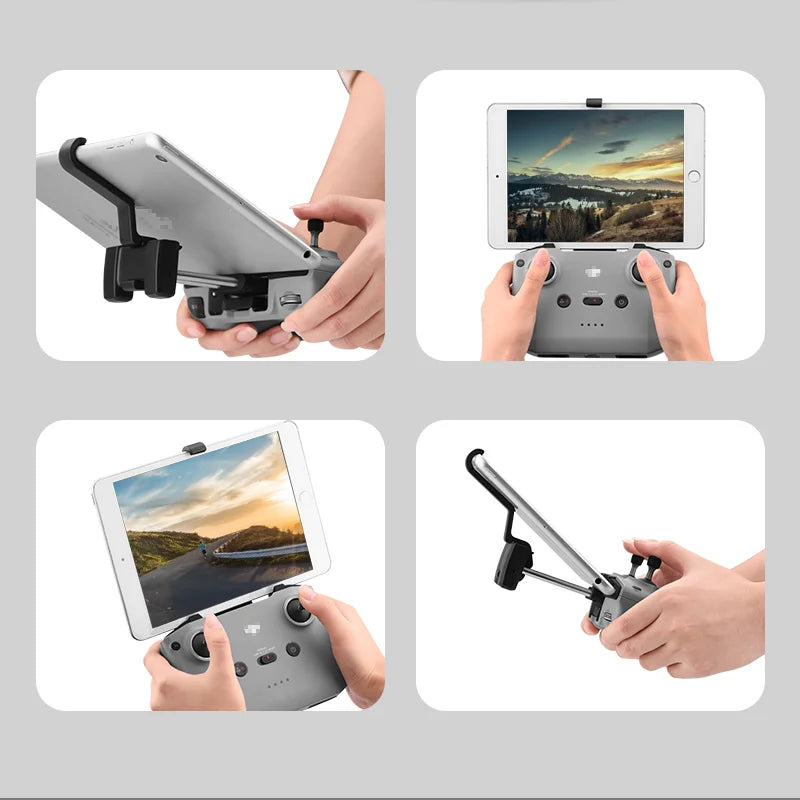 Tablet-Halter für DJI Mini 2/MINI 3 PRO Fernbedienung Verlängerungshalterung Tablet-Halter für DJI Mavic 3/Air 2/2S Fernbedienungszubehör 17 Tablet Holder, Soft and smooth feel, comfortable to wear;