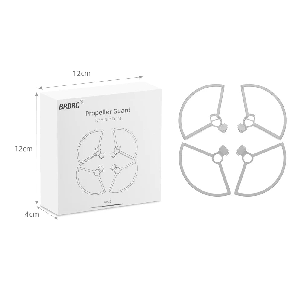 4pcs Quick Release Propeller, BRDRC Guard for MINI Drone 12cm 4pcS 4cm Prop