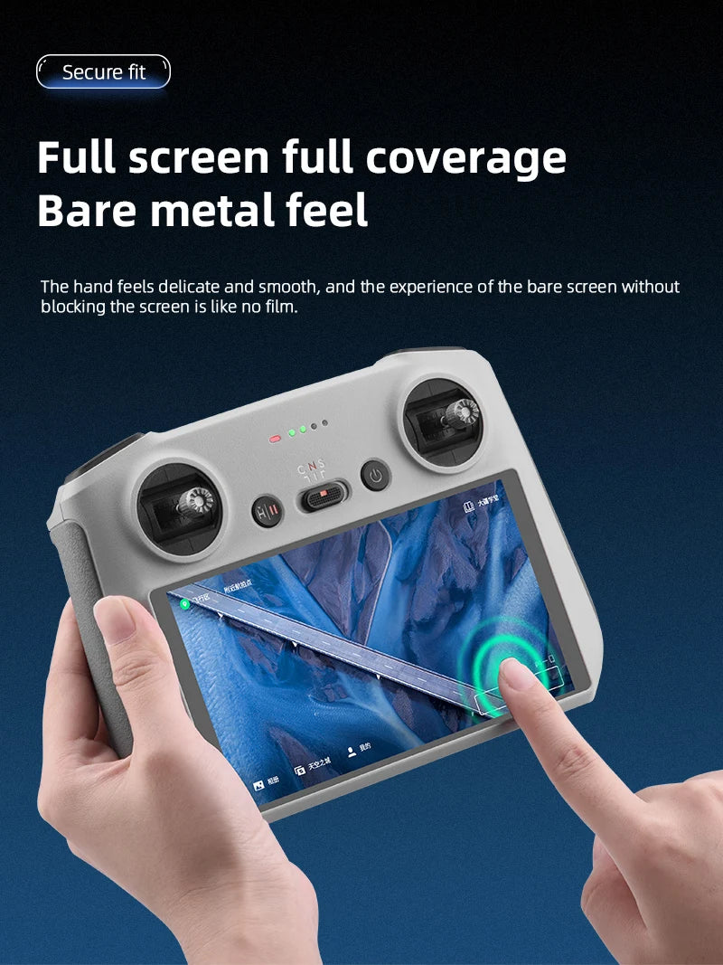 Gehärtete Glasfolie für DJI MINI 3 PRO mit Bildschirm-Fernbedienung, explosionsgeschützte HD-Folien, DJI RC-Zubehör, Schutzfolie 15 Secure fit Full screen full coverage Bare metal feel The experience of the bare screen without blocking