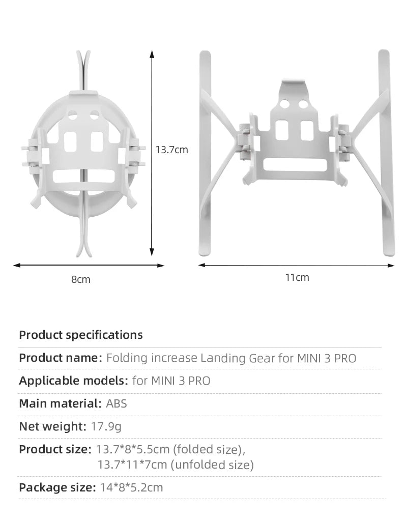13.7*8*5.Scm (folded size) , 13.7