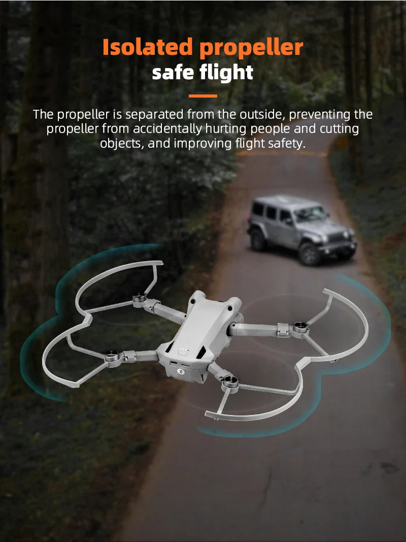 Propeller Protector Guard, isolated propeller keeps propeller from accidentally hurting people and cutting objects .