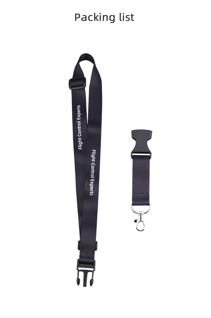 Lanyard-Umhängeband für DJI Avata – Sicherheitsgurt-Gürtelschlaufe für DJI Avata-Fernbedienung, Drohne, RC-Zubehör 16 Lanyard Neck Strap for DJI Avata, comfortable to wear, the length can be adjusted in the range of 54.775cm