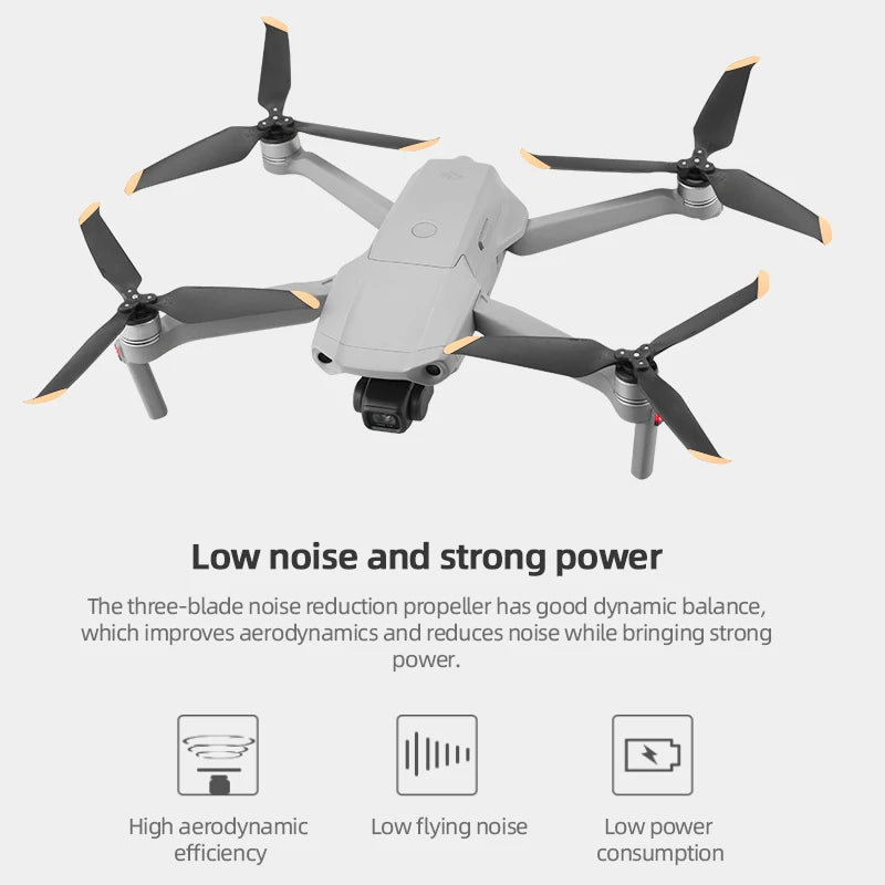 three-blade noise reduction propeller has good dynamic balance . improves aerodynamics
