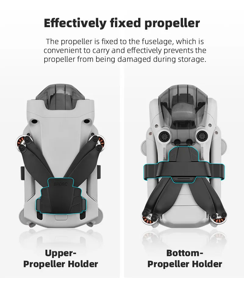Propeller Holder, the propeller is fixed to the fuselage, which is convenient to carry and effectively prevents