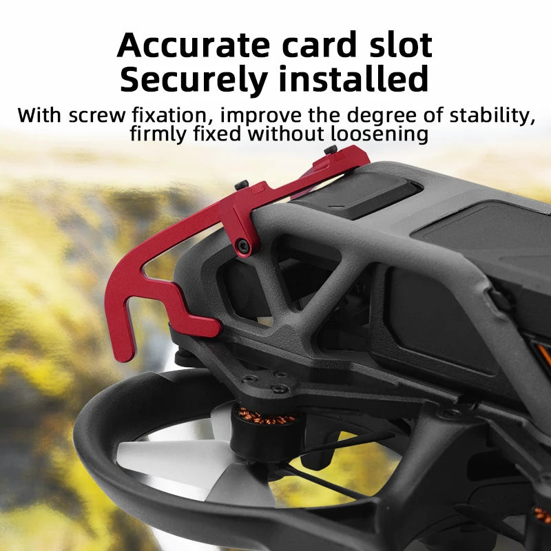Gimbal Camera Bar for DJI Avata Drone, Accurate card slot Securely installed With screw fixation, improve the degree of stability,
