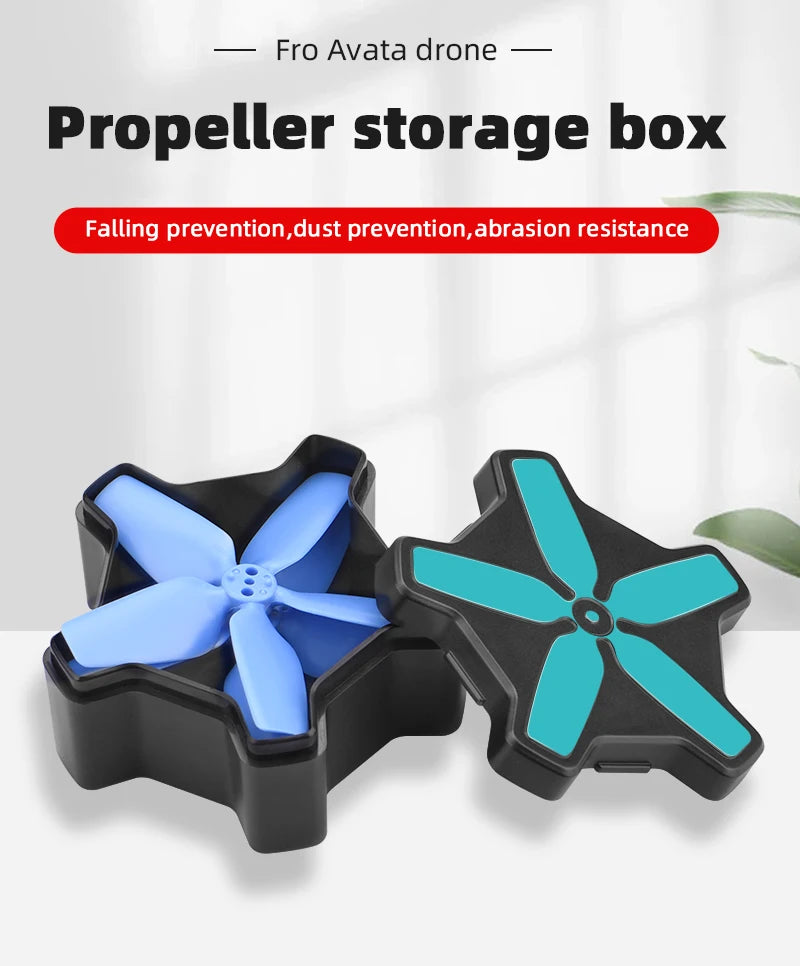 Propellers Storage Box for DJI Avata - 2925S Carrying Case Anti-fall Protection Box for DJI Avata Drone Accessories 8 Propellers Storage Box for DJI Avata, Fro Avata drone Propeller storage box Falling prevention,dust prevention,