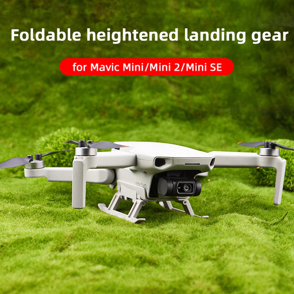 Drone Landing Gear Extended Height Leg, Foldable heightened landing gear for Mavic Mini/Mini 2/Mini