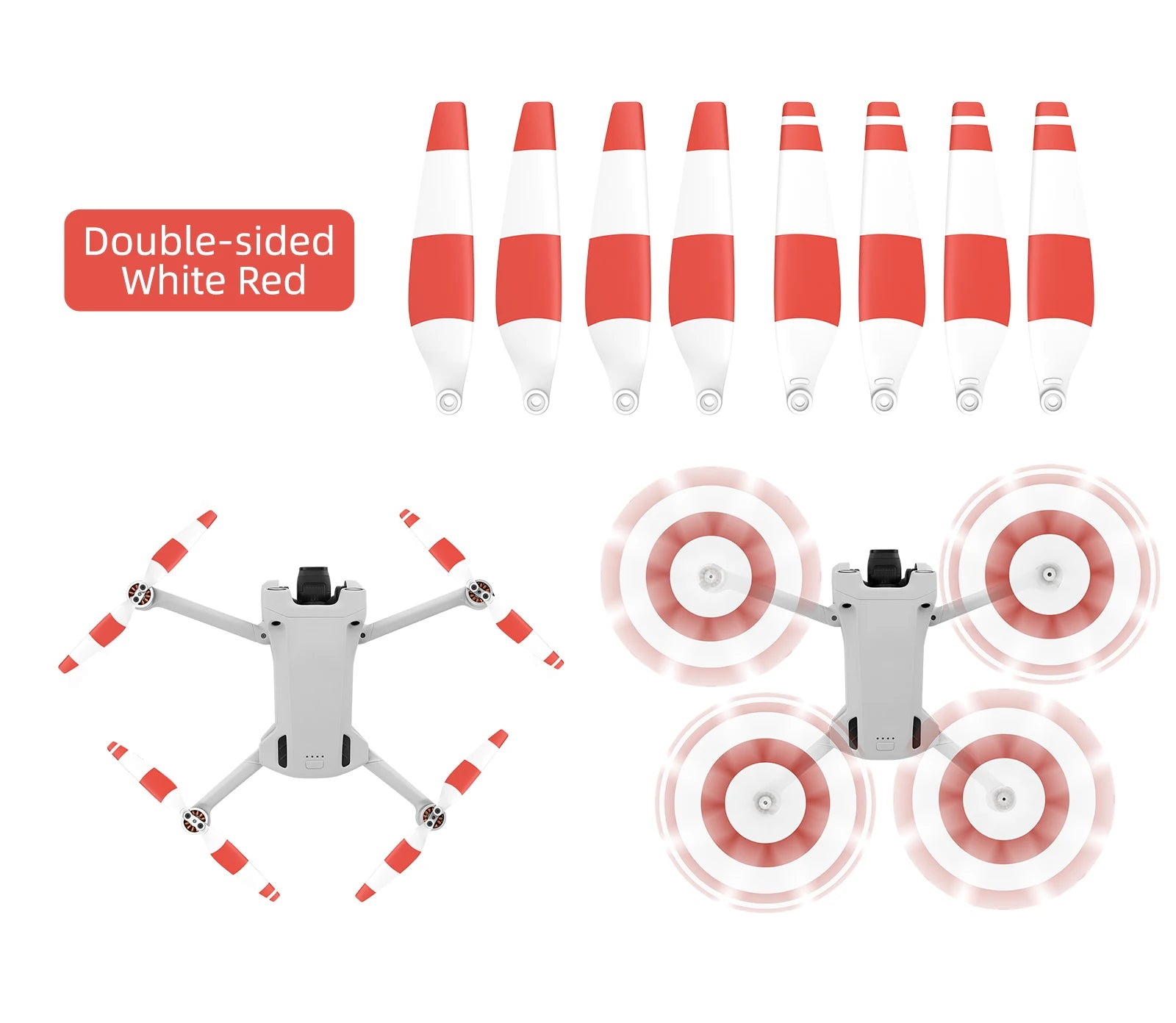 DJI Mini 3 Propellers Compatible with DJI Mini 3 pro Drone Replacement Low-Noise and Quick-Release Blades Props Accessories 14 DJI Mini 3 Propeller, Specially designed for Mini 3 Pro, these compact propellers provide quieter flight .