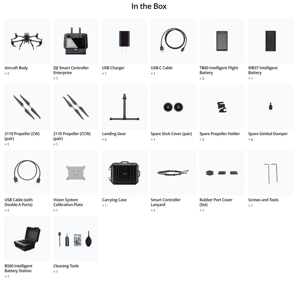 TB6O Intelligent Flight WB37 Intelligent Enterprise Battery Battery 2110 Propeller (CW