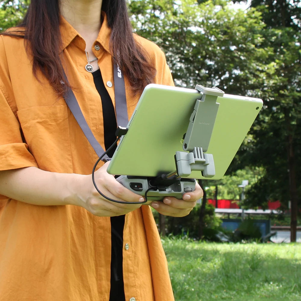 Foldable Expansion Bracket Tablet Clip Holder Remote Control Phone Mount for DJI Air