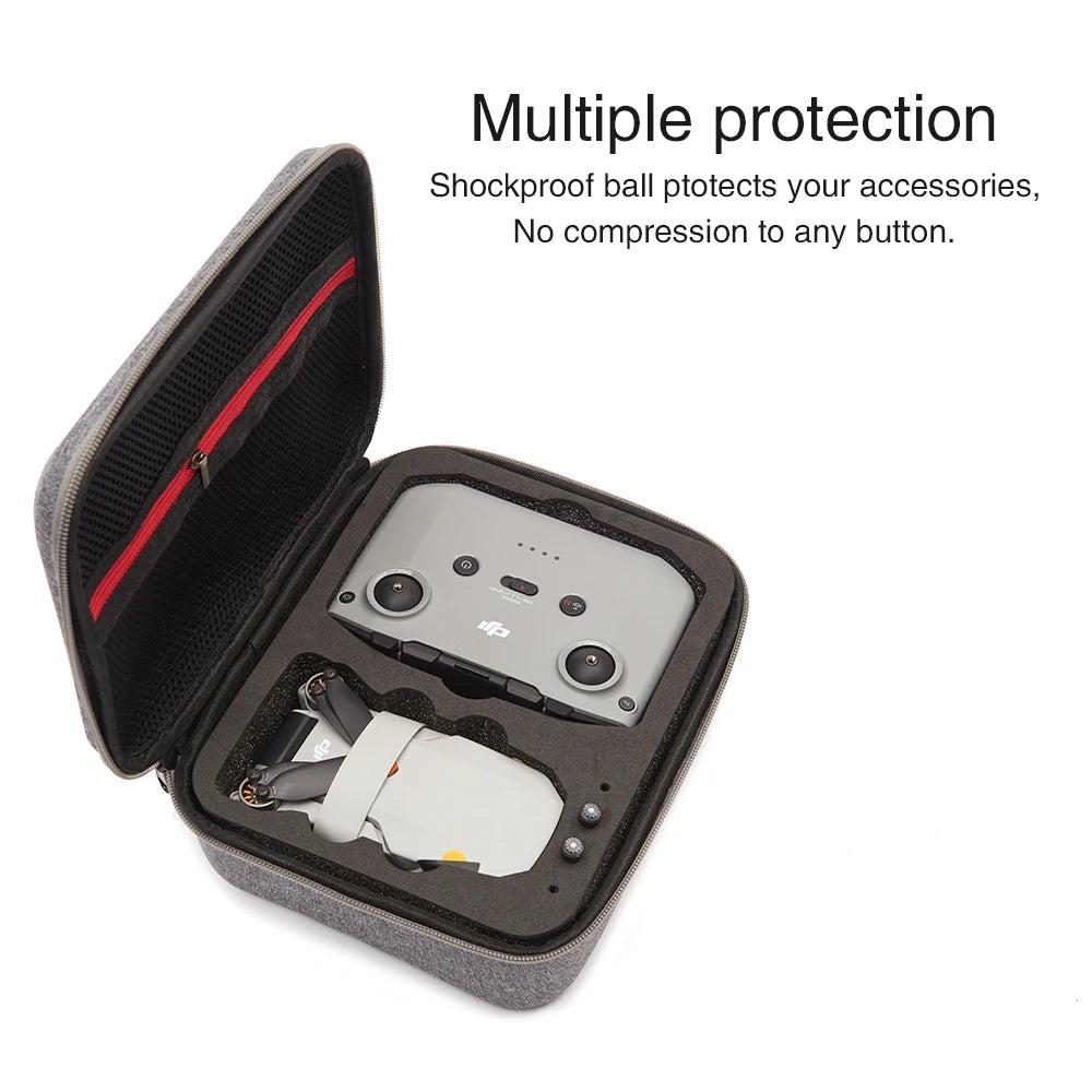 DJI Mini 2 Drohnen-Zubehör, tragbare DJI Mavic Mini 2 Aufbewahrungstasche, Drohnen-Handtasche, Outdoor-Tragebox 23 Multiple protection Shockproof ball ptotects your accessories, No compression to any