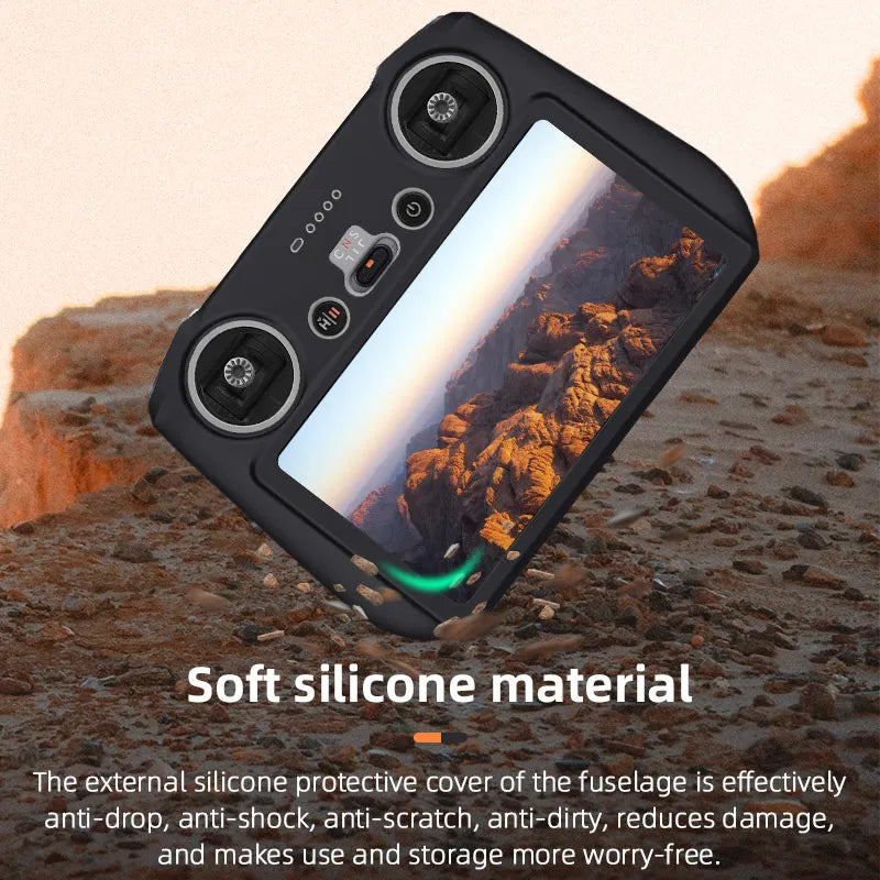 For DJI Mini 3 Pro / MINI 3 RC Remote Control Silicone Cover Shock-resistant Scratch-resistant Protective Sleeve Drone Accessory 17 external silicone protective cover of the fuselage is effectively anti-drop, anti-shock,