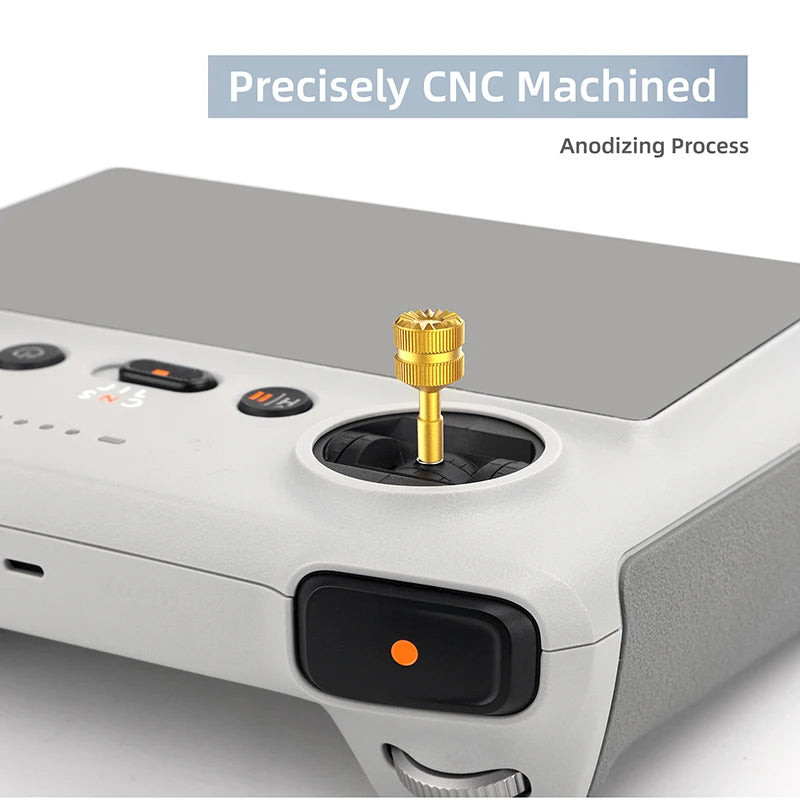 For DJI Mini 3 Pro / MINI 3 RC Remote Control Silicone Cover Shock-resistant Scratch-resistant Protective Sleeve Drone Accessory 28 Precisely CNC Machined Anodizing