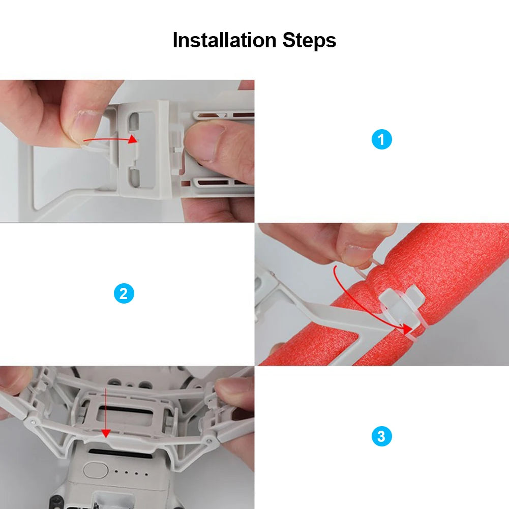 Drone Landing Skid Float Tripod Stand/Buoyancy Stick Kit Accessories Landing Gear Leg for DJI Mini/Mini 2 SE 16 Drone Landing Skid Float Tripod Stand/Buoyancy Stick Kit