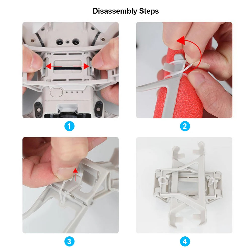 Drone Landing Skid Float Tripod Stand/Buoyancy Stick Kit Accessories Landing Gear Leg for DJI Mini/Mini 2 SE 17 prevent ground sundries from polluting the fuselage or damaging the pan/t