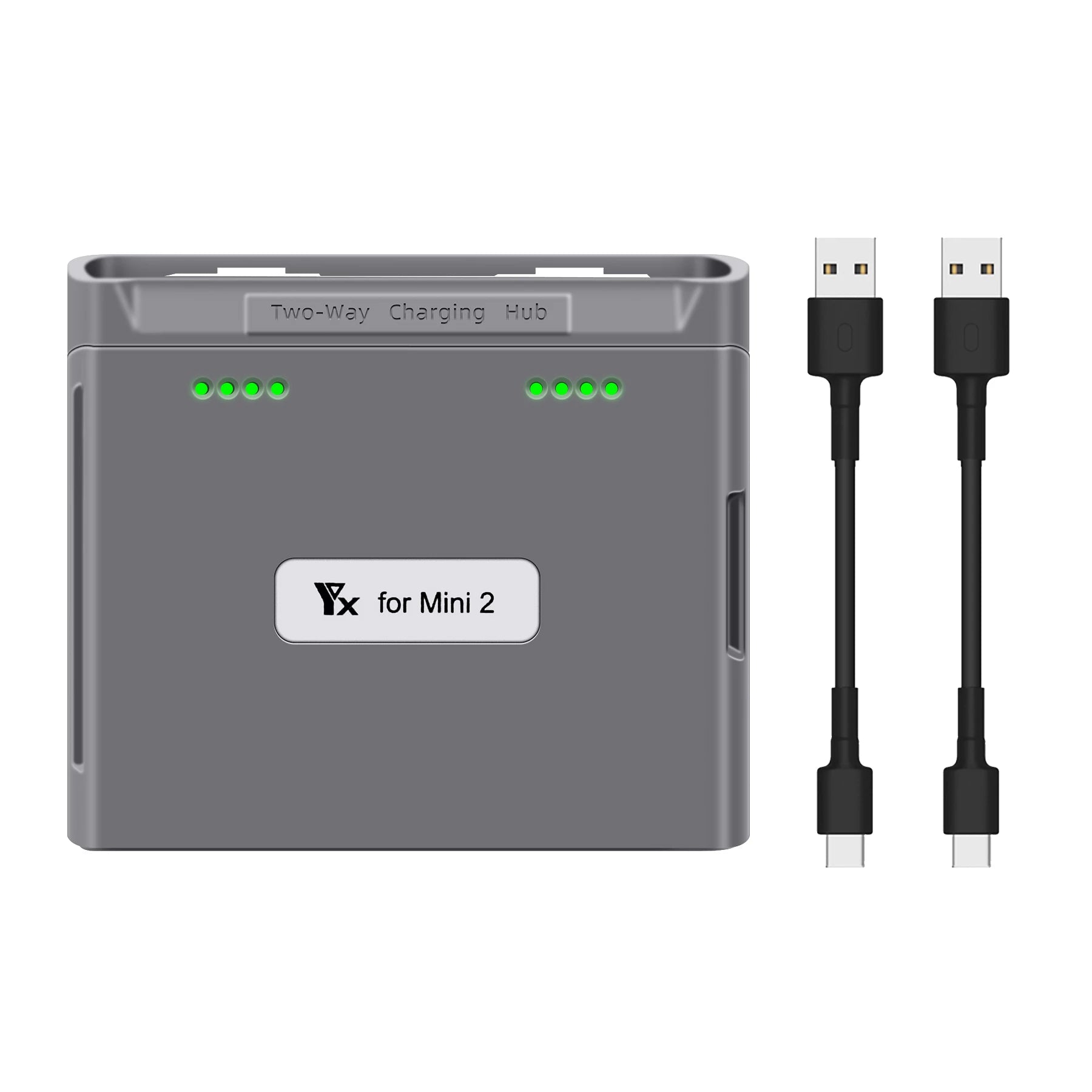 Mini 2/Mini SE Batterieladegerät Zwei-Wege-Ladestation Drohnenbatterien USB-Ladegerät für DJI Mini 2/Mini SE Zubehör Modulare Batterie 19 Two-Wzy Charging Hub for Mini