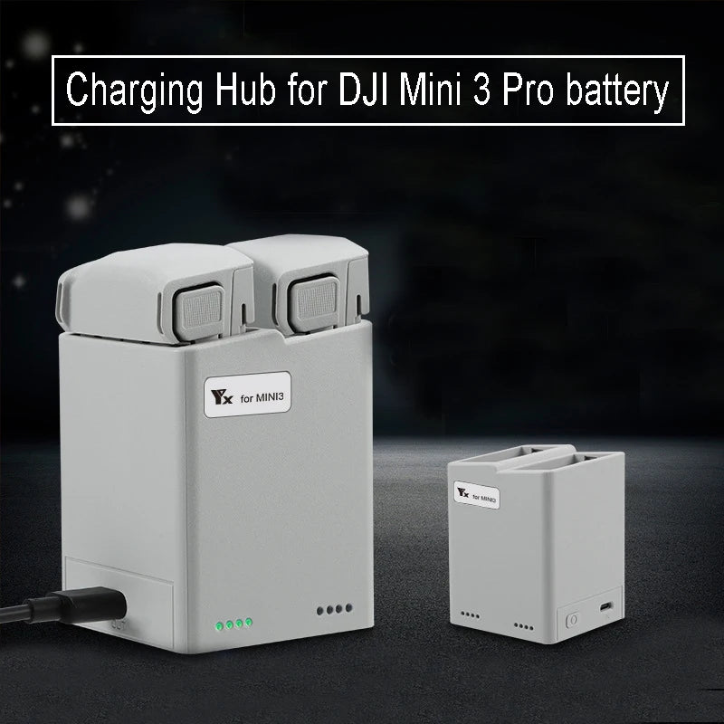 Mini 2/Mini SE Batterieladegerät Zwei-Wege-Ladestation Drohnenbatterien USB-Ladegerät für DJI Mini 2/Mini SE Zubehör Modulare Batterie 23 Mini 2/Mini SE Battery Charger