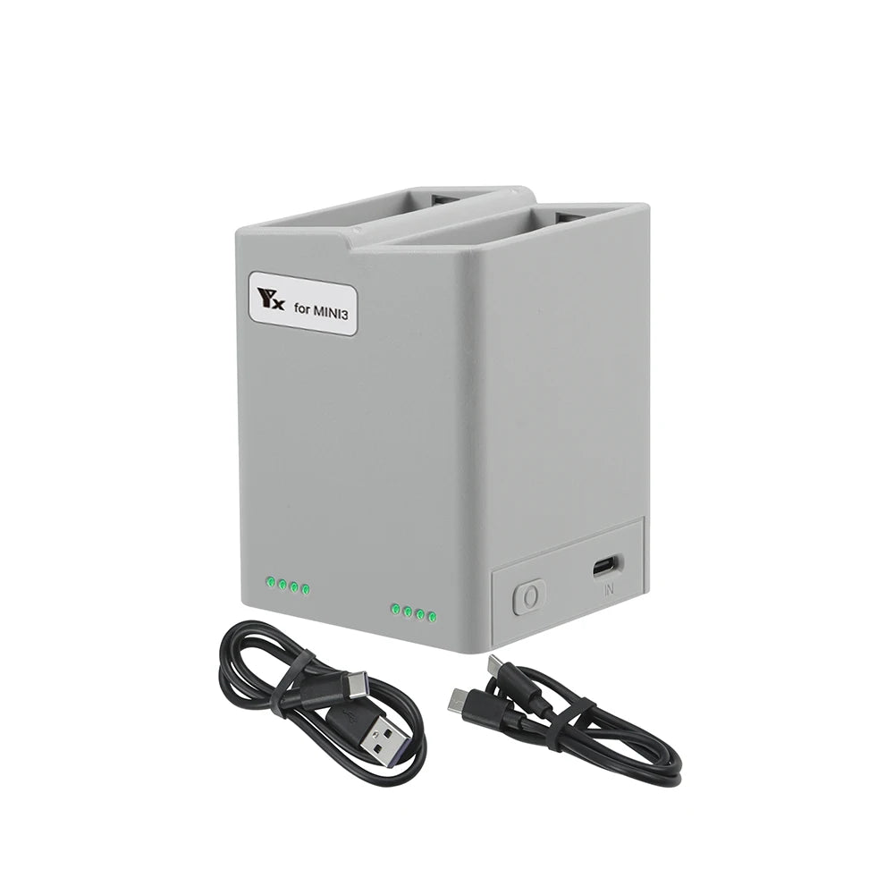 Mini 2/Mini SE Batterieladegerät Zwei-Wege-Ladestation Drohnenbatterien USB-Ladegerät für DJI Mini 2/Mini SE Zubehör Modulare Batterie 31 We Will Offer Good After-sales Service for You