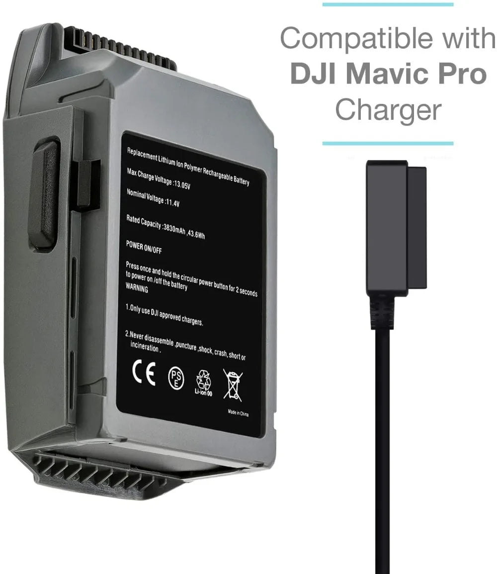 DJI Mavic Pro-Akku Intelligent Flight (3830 mAh/11,4 V), speziell für die Mavic-Drohne entwickelt 16 Compatible with DJI Mavic Pro Charger Max 436w LOwoFf
