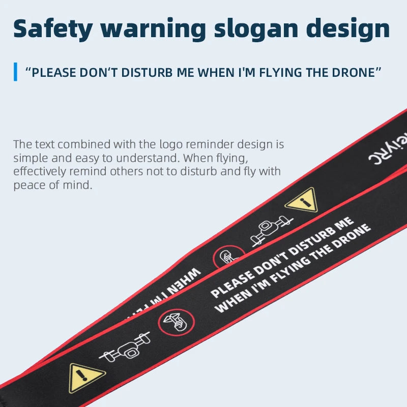 Phone Mount For DJI Mavic Mini Pro Air Spark Mavic 2 Zoom Drone Remote Control Clamp Clip Bracket Stable Phone Holder Accessory 45 safety warning slogan design "PLEASE DON'T DISTURB ME WHEN