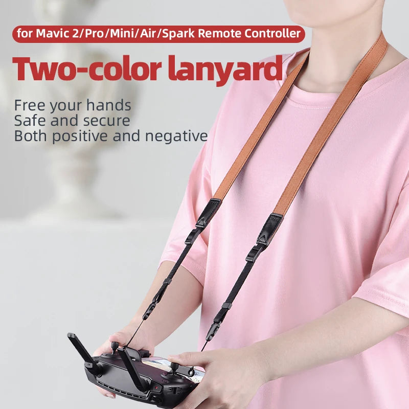 Phone Mount For DJI Mavic Mini Pro Air Spark Mavic 2 Zoom Drone Remote Control Clamp Clip Bracket Stable Phone Holder Accessory 52 lanyard for Mavic 2/Pro /Mini/ Air /Spark