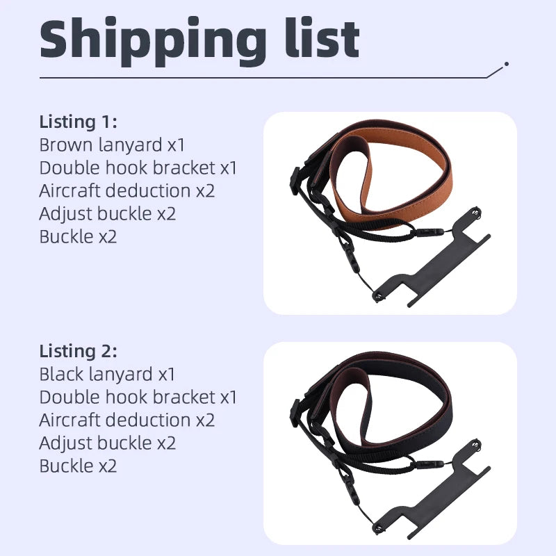 Phone Mount For DJI Mavic Mini Pro Air Spark Mavic 2 Zoom Drone Remote Control Clamp Clip Bracket Stable Phone Holder Accessory 61 Shipping list Listing 1: Brown lanyard x1 Double hook bracket xI Air
