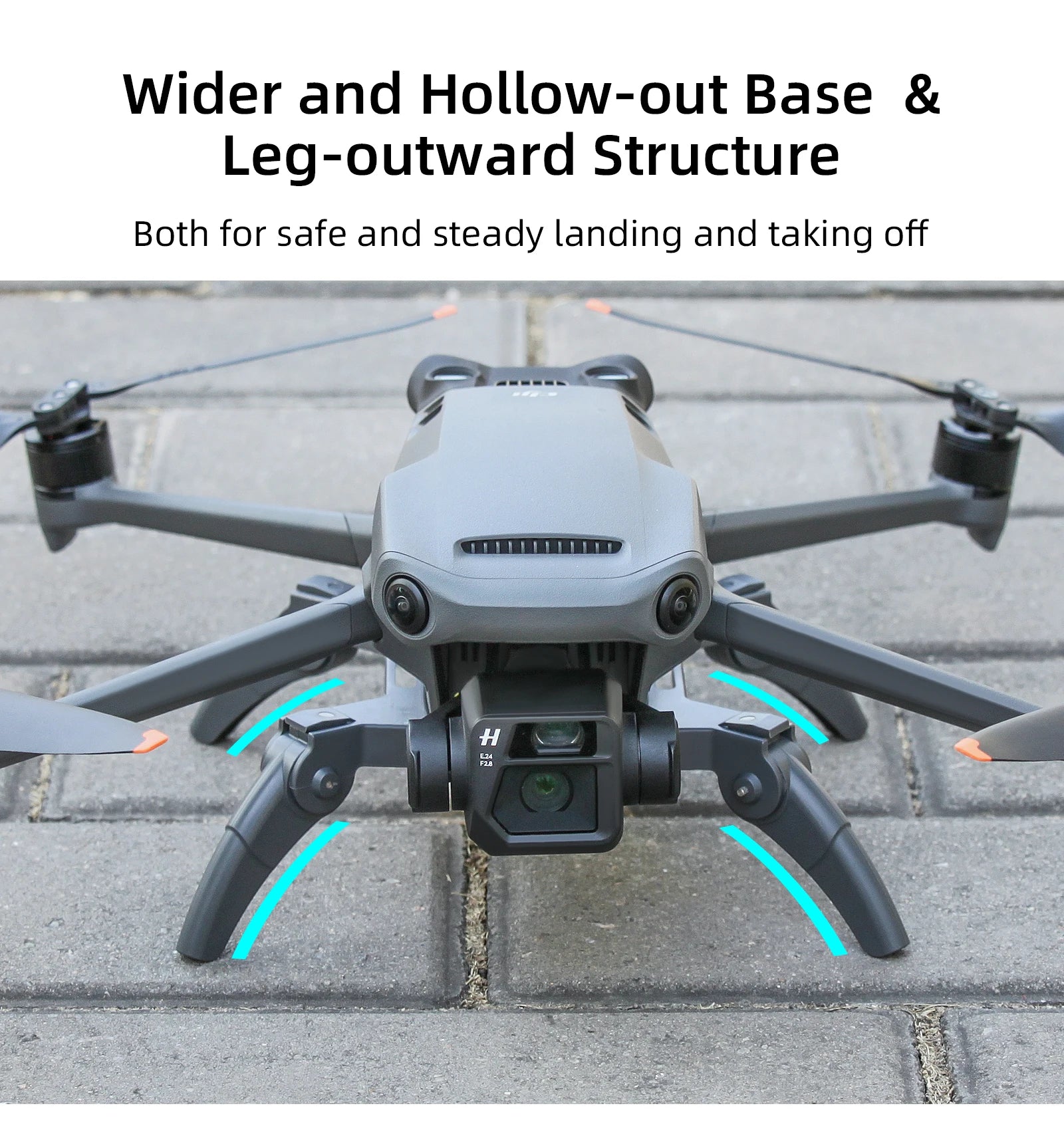 Wider and Hollow-out Base & Leg-outward Structure Both for safe and steady
