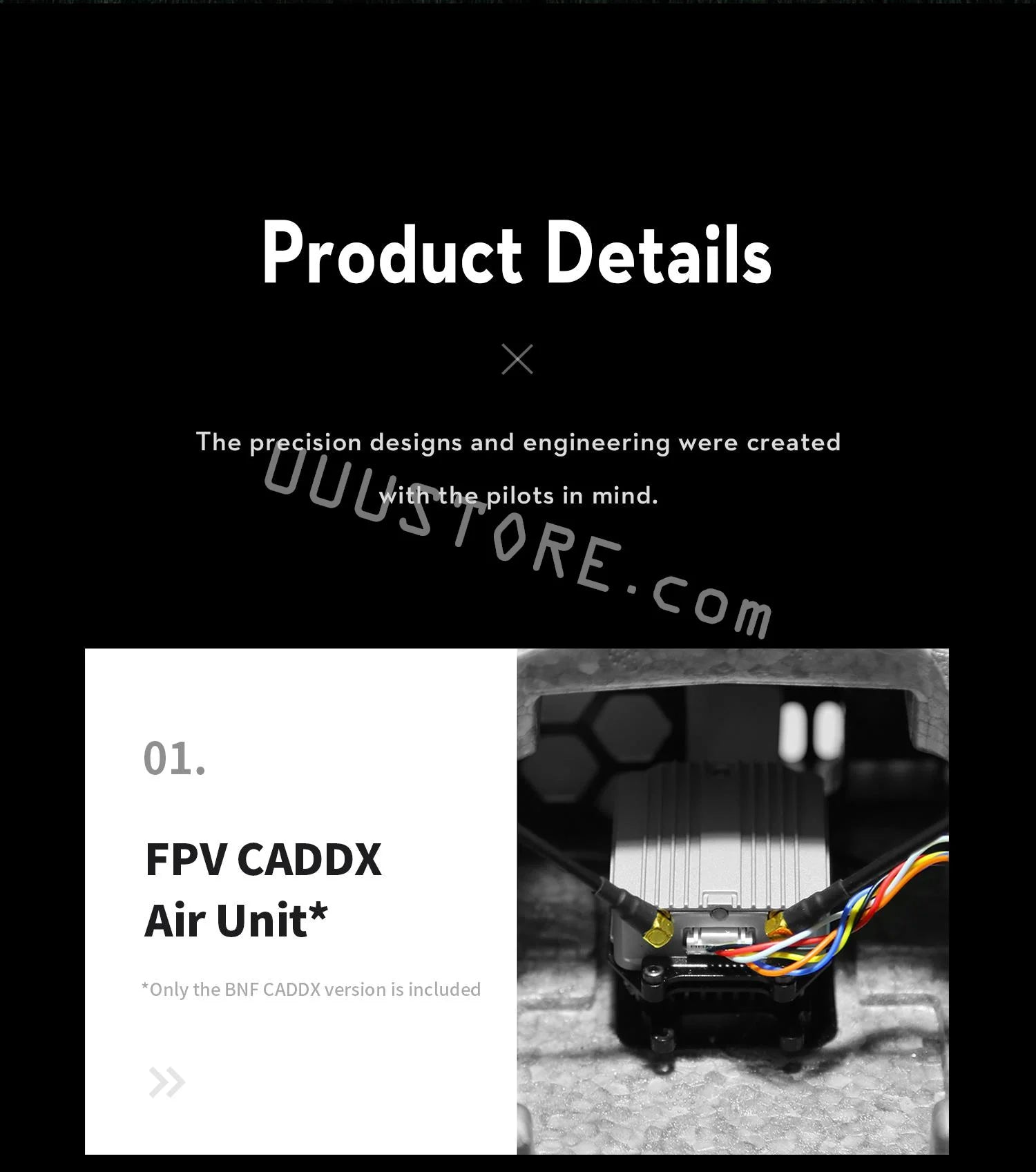 OMPHOBBY ZMO VTOL RC AirPlane , the designs and engineering were created in mind_ 01. FPV CADDX Air Unit