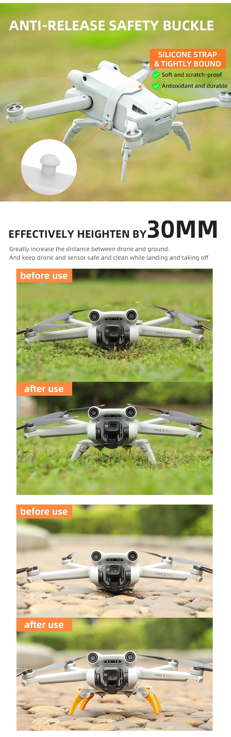 ANTI-RELEASE SAFETY BUCKLE SILICONE STR