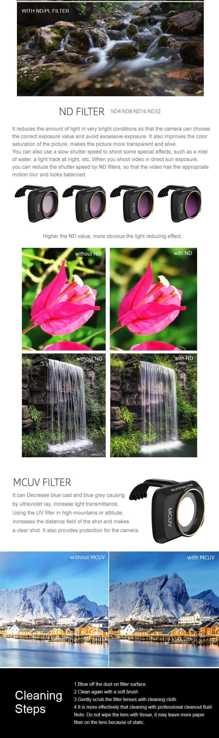Camera, it reduces the amount of light in very bright conditions so that the camera can choose the correct