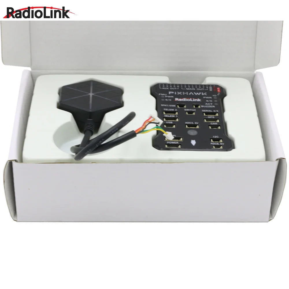 Radiolink Pixhawk PIX APM Flight Controller - With M8N GPS Buzzer 4G SD Card Telemetry Module For RC FPV Drone Quadrocopter Toys 20 Radiolink Pixhawk PIX APM Flight Controller, RadioLink @aexa PXhawK 5 Radiolnk e