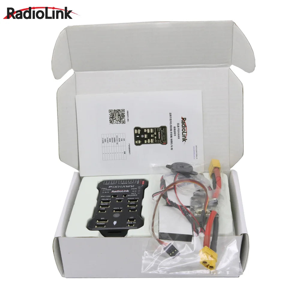 Radiolink Pixhawk PIX APM Flight Controller - With M8N GPS Buzzer 4G SD Card Telemetry Module For RC FPV Drone Quadrocopter Toys 21 Radiolink Pixhawk PIX APM Flight Controller, RadioLink 1 [ EEEEri pixhawk Radlounk