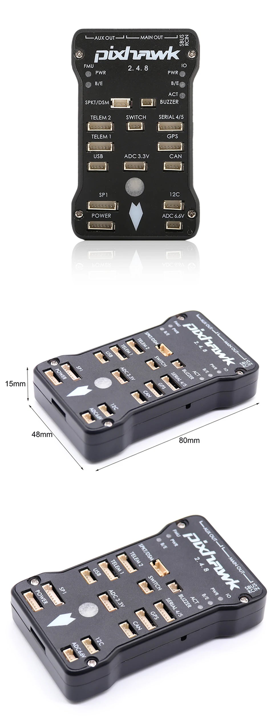 Pixhawk PX4 PIX 2.4.8 32 Bit Flight Control - FC M