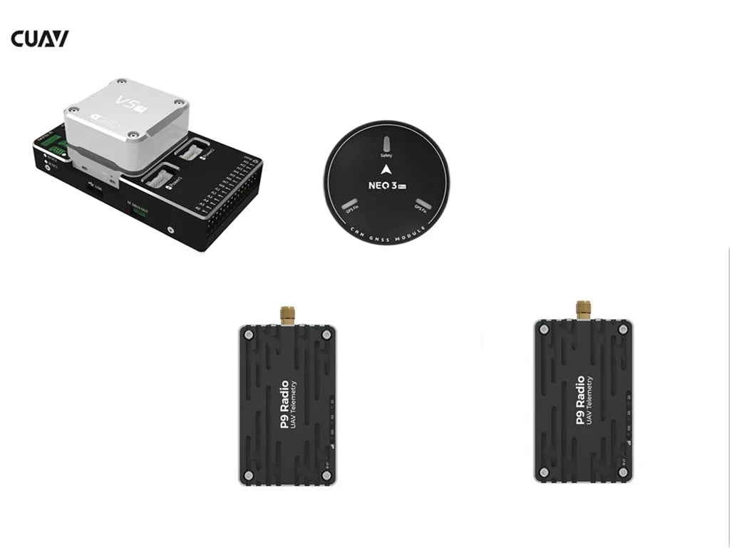 CUAV P9 radio data telemetry and NEO 3 pro GPS Telemetry Co