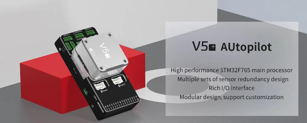 CUAV NEUER V5+ Autopilot-Flugcontroller – basierend auf FMU V5 Open-Source-Hardware für FPV RC Drone Quadcopter Helicopter Pixhawk 8 CUAV NEW V5+ autopilot flight controller, VSm AUtopilot High performance STM32F765 main processor Multiple sets