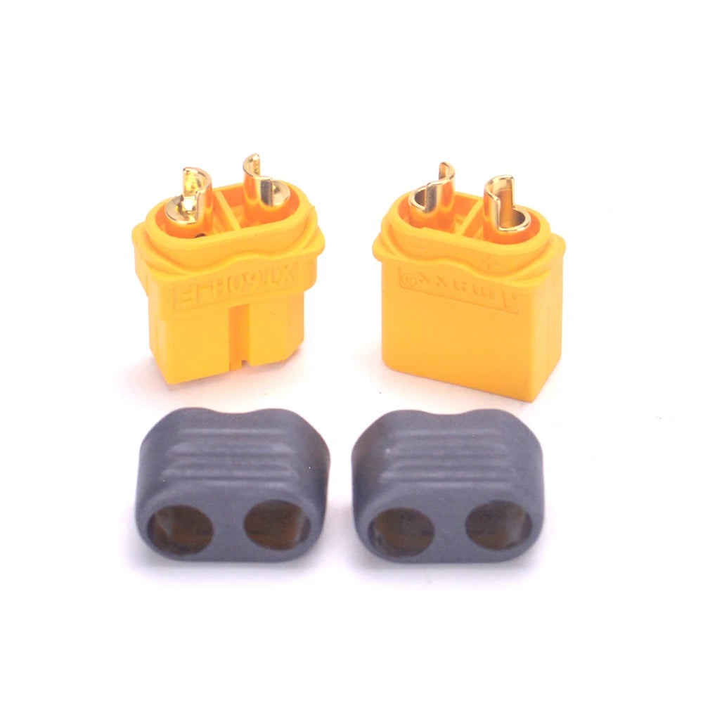 FPV Drone Connector Plug - 5 / 10 Pairs High Quality XT30 XT30U MR30 XT60 XT60H MR60 XT60PW XT90 XT90S Connector Plug for Battery Quadcopter Multicopter 30 FPV Drone Connector, 120A Temperature resistant:-30°C 240°C Compatible with AMA