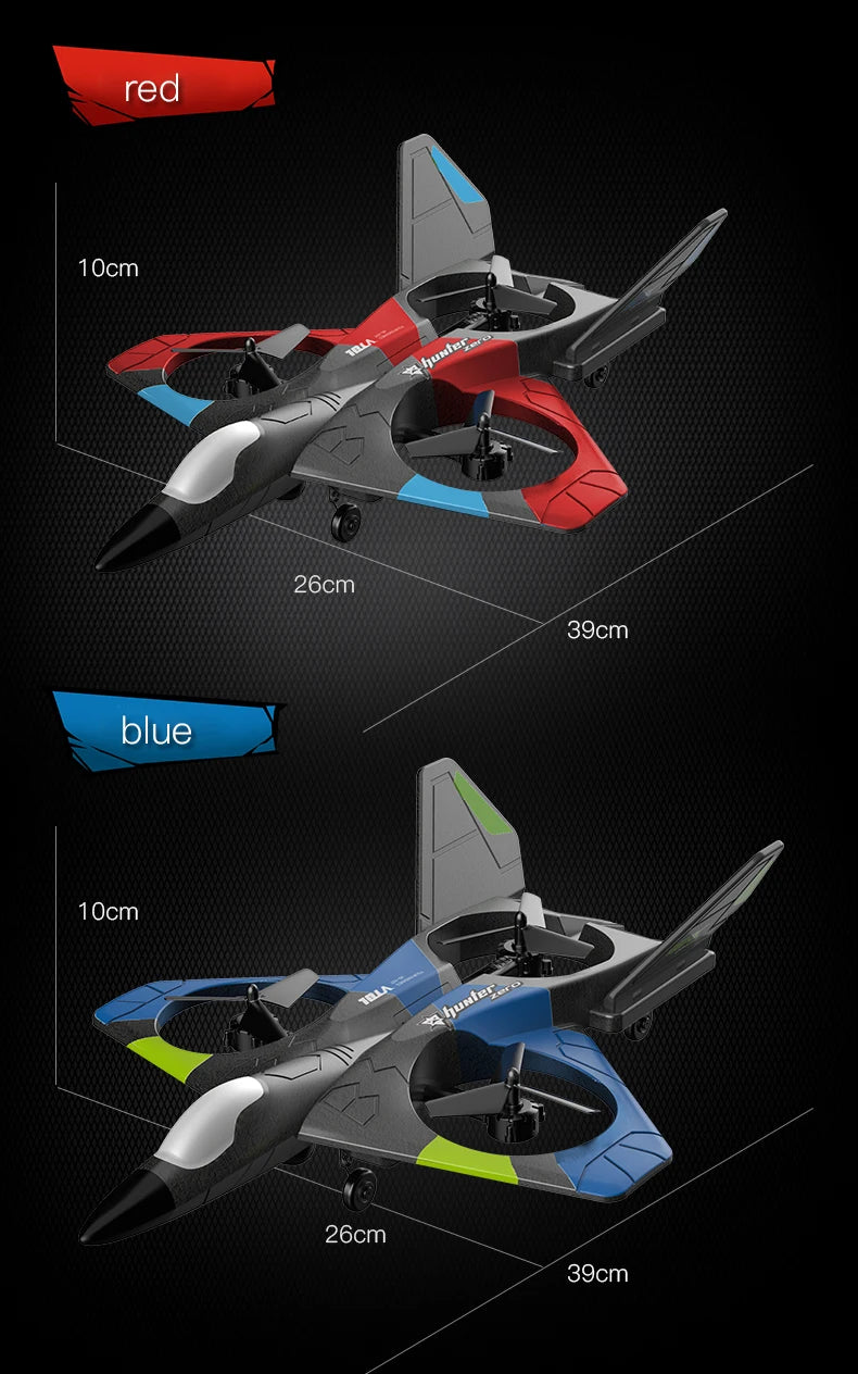 V27 RC Airplane, hunter 1Ocm 26cm 39cm hunter 2ocm 25