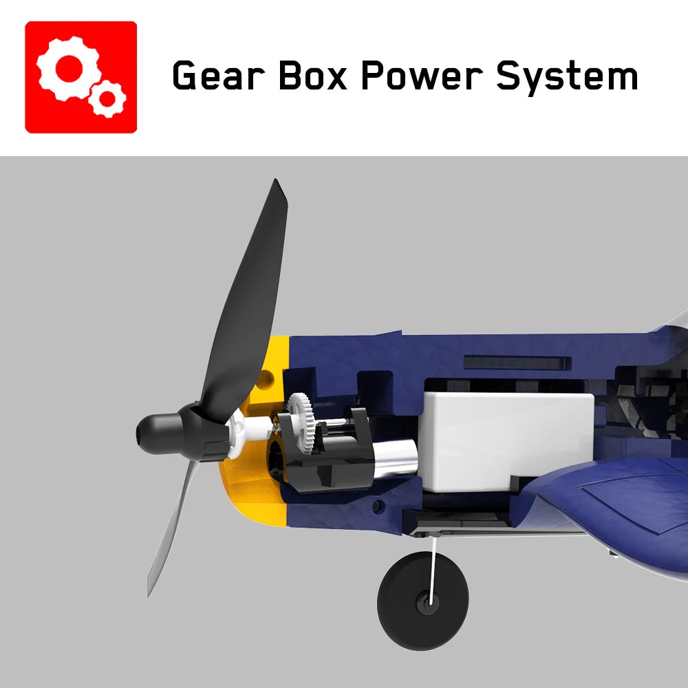F4U Corsair RC Plane, 400mah battery can be fully charged in 2 hours, the flight time is increased to