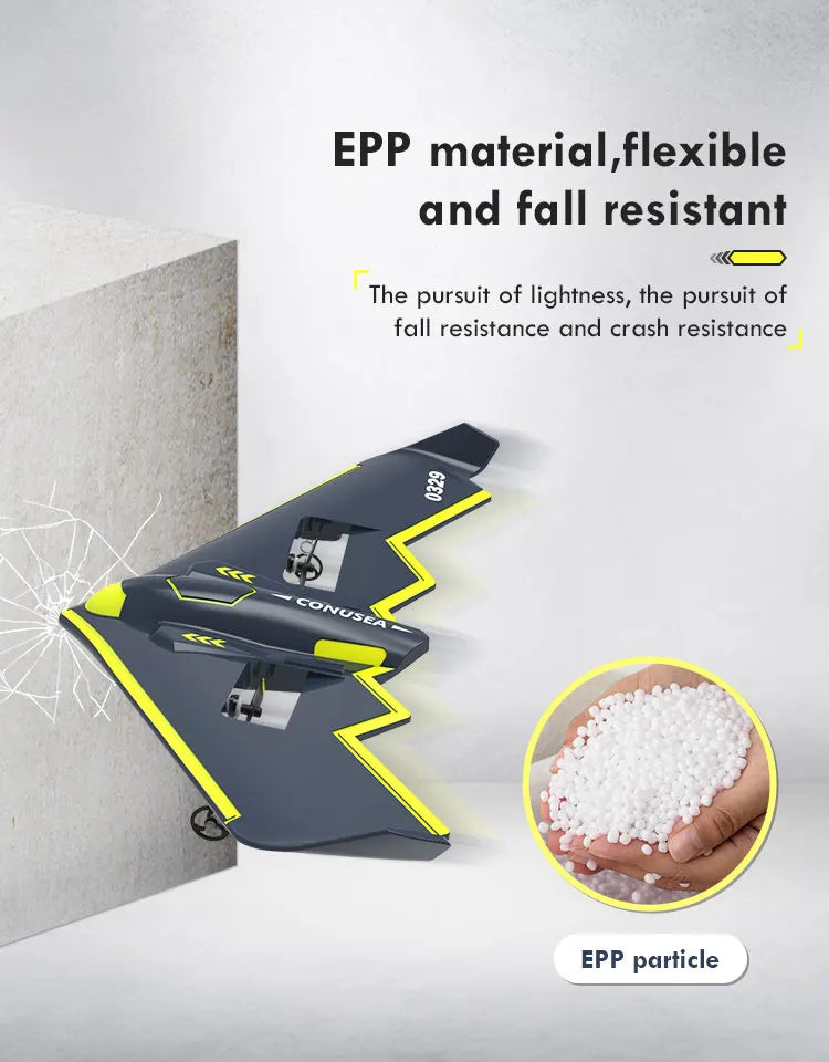 TY8 RC Airplane, EPP material,flexible and fall resistant The pursuit of lightness, the pursuit of fall
