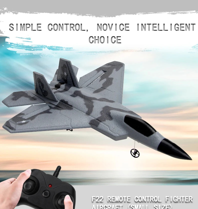 FX-622 F22 RC Plane, SIMPLE CONTROL, NOV I CE INTELLIGENT CHO | CE