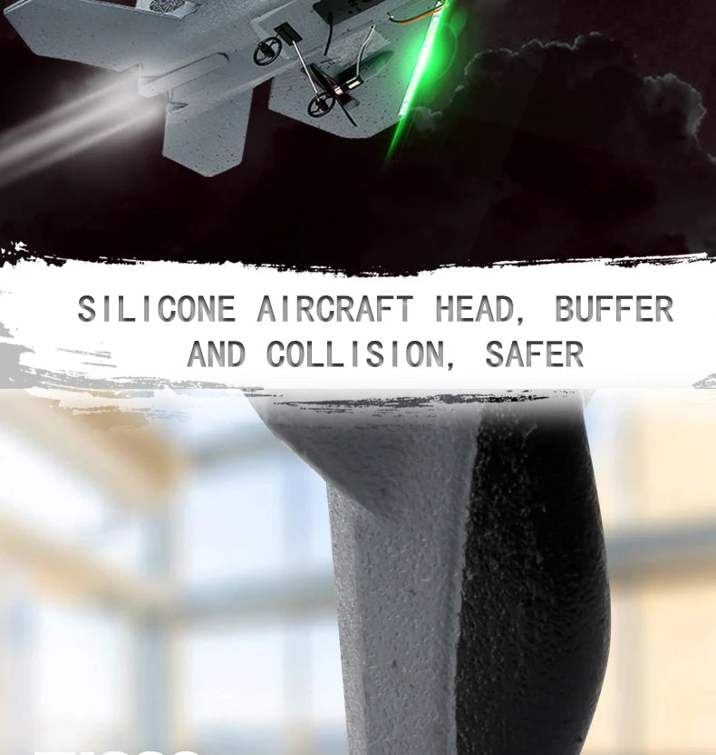 FX-622 F22 RC Plane, SILICONE AIRCRAFT HEAD, BUFFER AND COLLISION,
