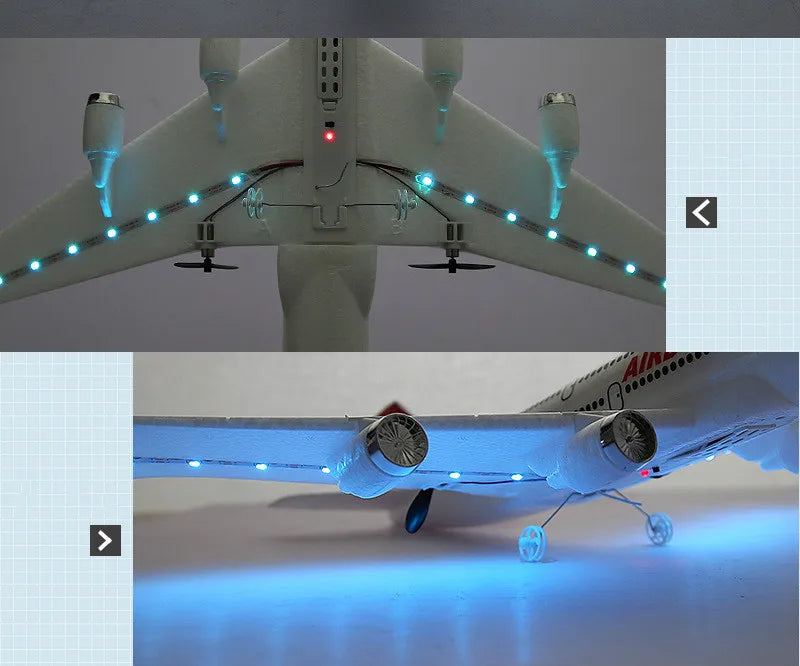 Airbus A380  RC Airplane, Airbus A380 RC Airplane SPECIFICATIONS Warning : NO