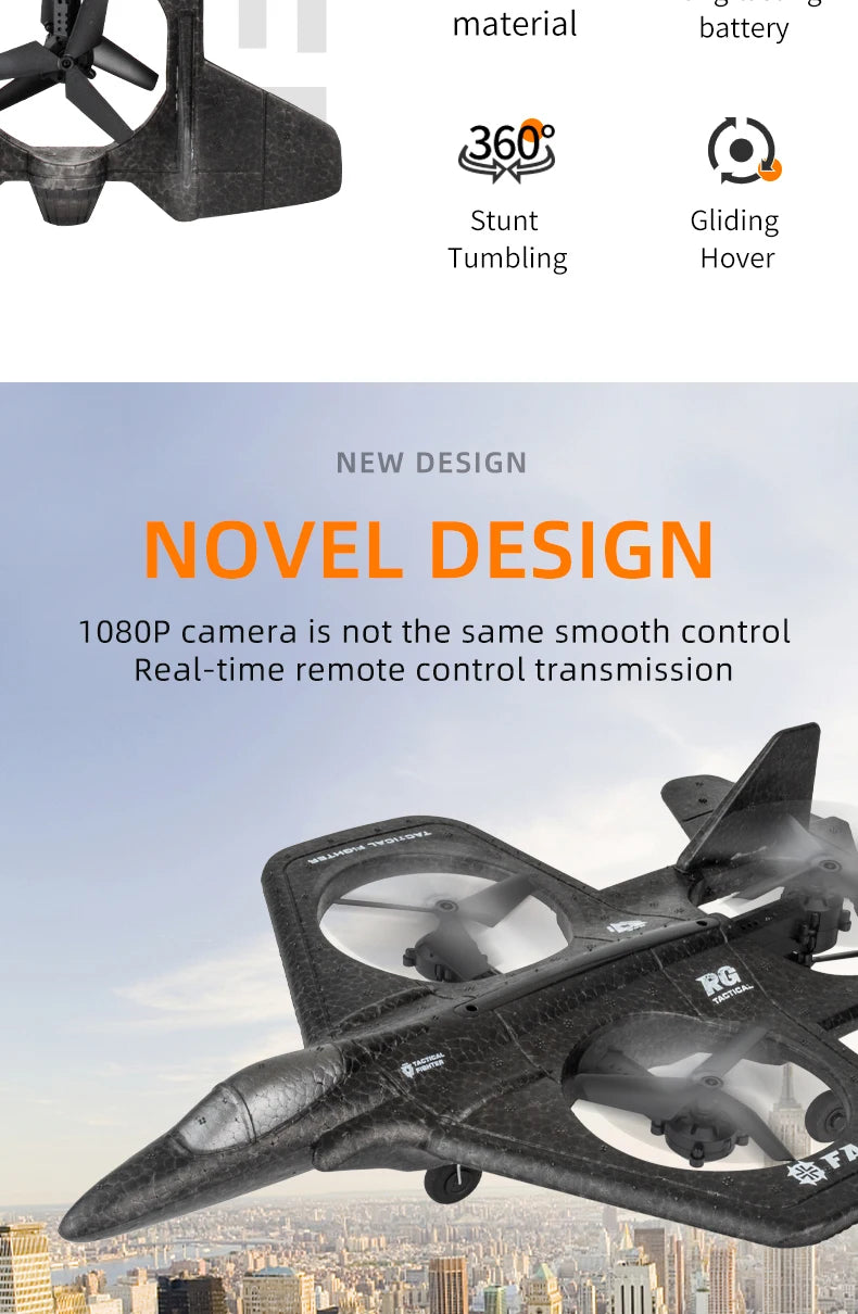 X66 Foam RC Airplane, Material battery 36 Stunt Gliding Tumbling Hover NEW DESIGN NOVEL DESIGN 10